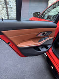 BMW G80 M3 21-24 SEAT DOOR PANEL  LID COMPLETE INTERIOR SET ORANGE BLACK