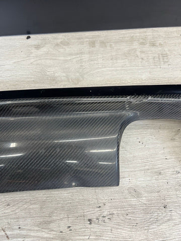 BMW 01-06 E46 M3 Rear Bumper Lower Carbon Fiber Diffuser Trim Panel CSL Style