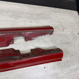 01-06 BMW E46 M3 Rocker Panel Side Skirts OEM Imola Red
