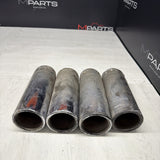 08-13 OEM BMW E92 E93 M3 S65 Rear Exhaust Quad Muffler Tips (4)