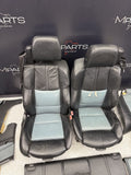 08-13 BMW E93 M3 Convertible Complete Interior Seats Black Silverstone Novillo