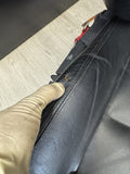 91-99 BMW E36 M3 SPORT SEDAN FRONT MANUAL BLACK LEATHER SEAT PAIR OEM *Notes*