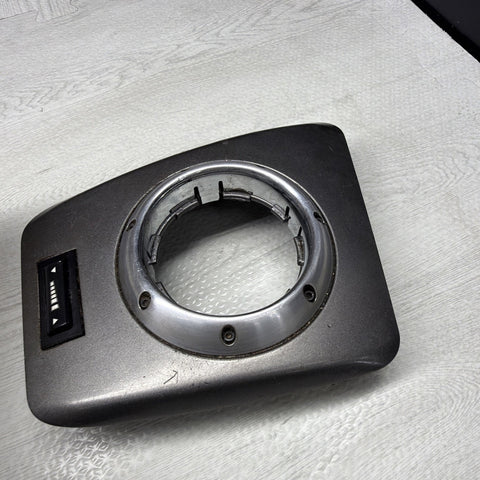 01-06 BMW E46 M3 Center Dome SMG Shift Plate Titan Shadow Grey
