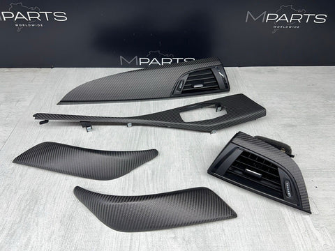 BMW 2 Series M2 F87 F22 Carbon Dashboard Console Decorative Trim Set 8073752