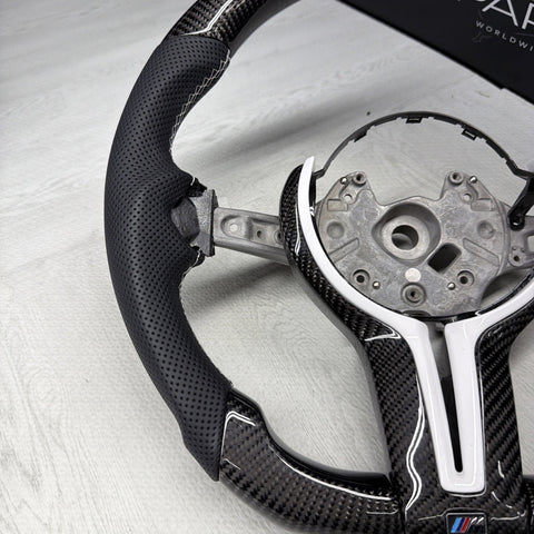15-20 BMW F80 F82 F83 M3 M4 OHC Carbon fiber Steering Wheel Manual DCT