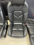 2015-2018 Porsche Macan Interior Set Front Rear Seats Pair Black Seat *Notes*