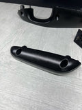 01-06 BMW E46 M3 Convertible Interior Armrests Trim Carbon Fiber *Notes*