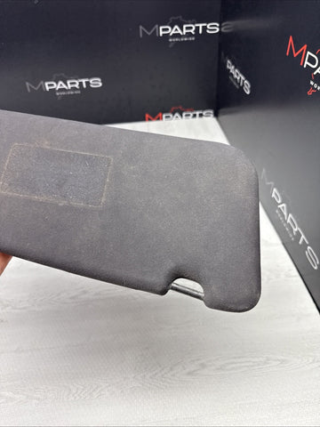 06-10 BMW E60 M5 Left Driver Side Black Alcantara Sun Visor 7897609