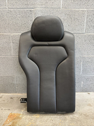 BMW F82 M4 Coupe 15-20 Right Rear Back Seats Black Leather Back Rest Backrest