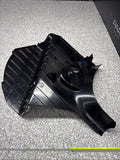 01-06 BMW E46 M3 BLACK DEAD PEDAL KICK PANEL COVER 7902400 *Hairline Crack