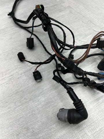 01-06 BMW E46 M3 FRONT LEFT XENON HEADLIGHT HARNESS WIRES BODY HARNESS PLUGS
