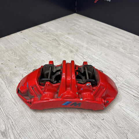 21-25 OEM BMW G80 G82 M3 M4 Front Passenger Side Brake Caliper Brembo Red