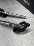 08-13 BMW E92 E93 M3 Front Fender Grilles Side Marker Light Chrome Trims OEM