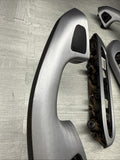 01-06 BMW E46 M3 Coupe Interior Armrests Trim Set Brushed Aluminum