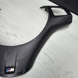 08-13 BMW E90 E92 E93 M3 Lower Steering Wheel Trim Cover Plate Black