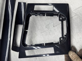 01-06 BMW E46 M3 Convertible Interior Armrests Trim Set Piano Black *NOTES