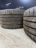 BBS JAPAN RI-A 18x9.5 ET23 18x10.5 ET37 Diamond Silver Set 16-21 BMW F87 M2