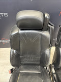01-06 BMW E46 M3 Convertible Interior Front Non Heated Seats Black