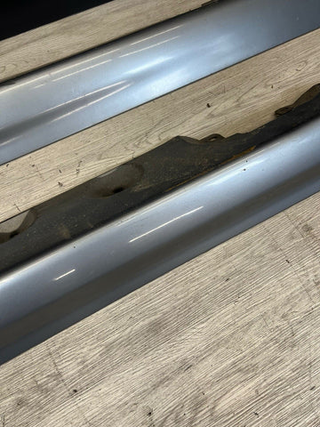 01-06 BMW E46 M3 Rocker Panel Side Skirts OEM Silver Grey