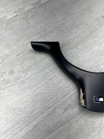 01-06 BMW E46 M3 Lower Steering Wheel Trim Cover Plate Black