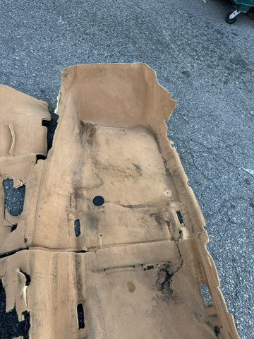 BMW E39 540 530 525 M5 5-Series Factory Caramel Front Floor Carpet OEM