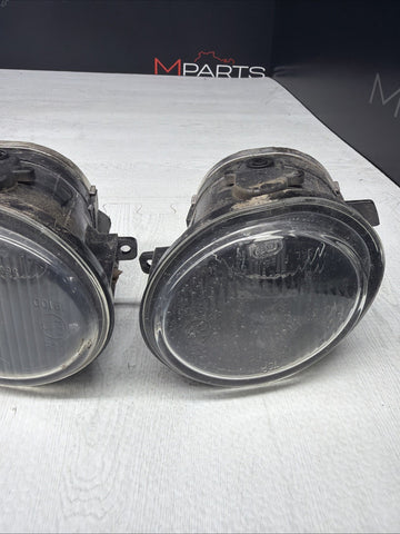 01-06 BMW E46 M3 Front Left Right Passenger Driver Bumper Fog Lights Clear OEM