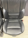 01-06 BMW E46 M3 Convertible Interior Front Heated Seats Black *Notes* 52k