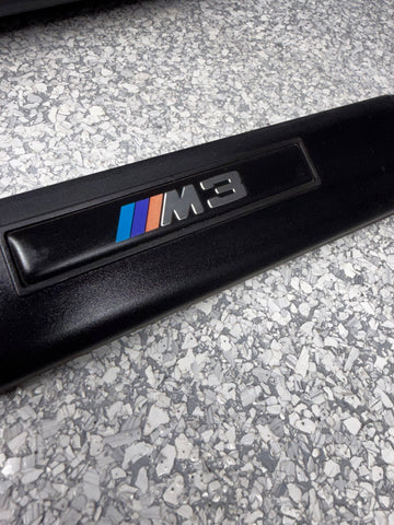 1992-1998 BMW E36 M3 Sedan Black Door Mouldings Trims OEM