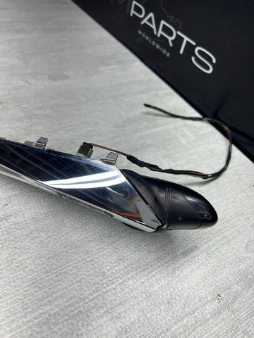 08-13 BMW E90 E92 E93 M3 Front Fender Grilles Side Marker Light Chrome Trims OEM