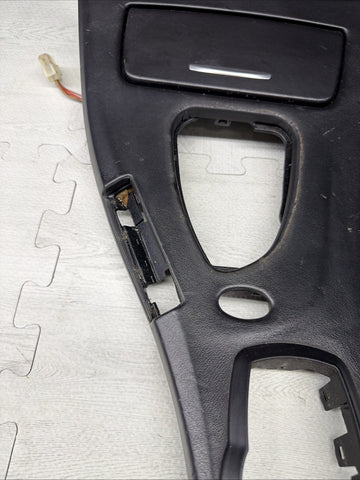 08-13 BMW E90 E92 M3 OEM  Front Center Console Cover Leather DCT *Scratches*