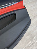 11-16 BMW F10 M5 SEDAN REAR RIGHT PASSENGER SAKHIR ORANGE DOOR CARD PANEL