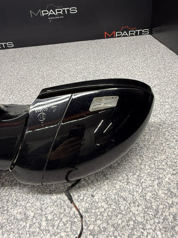 06-08 BMW E63 E64 M6 Door Right Passenger Mirror Sapphire Black *Paint Bubbling