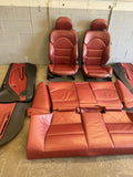 BMW E46 M3 01-06 Coupe Imola Red Nappa Leather Interior Seats Panels Set OEM