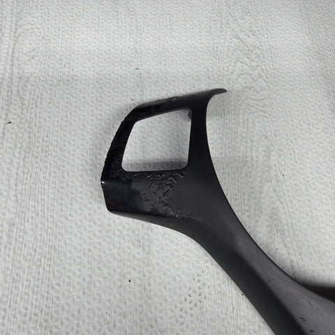 08-13 BMW E90 E92 E93 M3 Lower Steering Wheel Trim Cover Plate Black *Peeling*