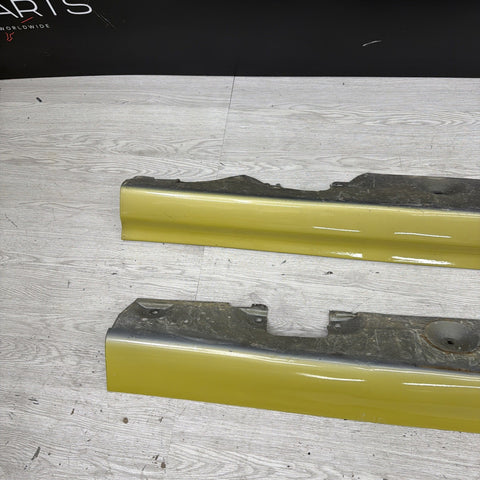 01-06 BMW E46 M3 Rocker Panel Side Skirts OEM Phoenix Yellow  *Notes*