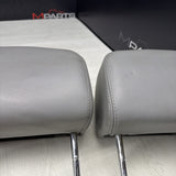 2001-2006 BMW E46 M3 Convertible Grey Rear Headrests Head Rests Pair OEM