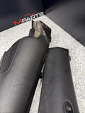01-06 BMW E46 M3 Convertible Rear Top Lateral Trim Panel Pair Black OEM *notes*