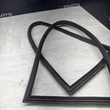 01-06 BMW E46 M3 Rear Vent Quarter Glass Window Seal Gasket Weatherstrip Set OEM