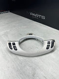 01-06 BMW E46 M3 Upper & Lower Steering Wheel Trim Multifunction Buttons Plate