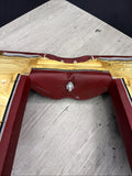 BMW 01-06 E46 M3 Convertible Rear Seat Back Rest Imola Red Leather Backrest