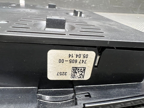 08-14 BMW E70 E71 X5M X6M INTERIOR ROOF READING LIGHT CONTROL PANEL 747605