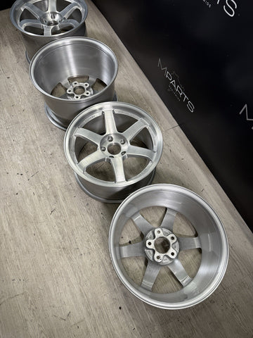 Volk Racing TE37 18” Wheels Rims 18x19.5 ET22 18x11 ET37 5x120 BMW E9X F8X M3