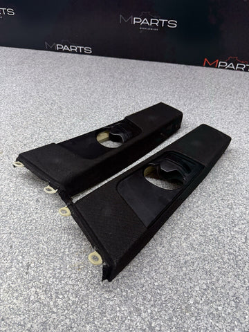 BMW E46 M3 Coupe B Pillars Trims Cover Black 330ci 325ci 328ci