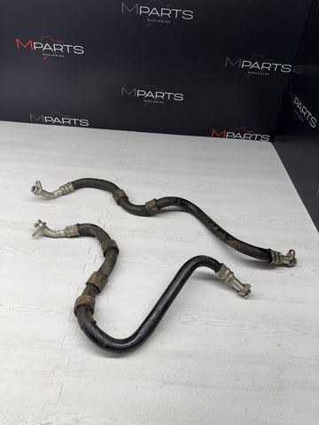 06-10 BMW E60 E63 E64 M5 M6 V10 S85 Engine Motor Oil Cooler Lines Hoses Pair