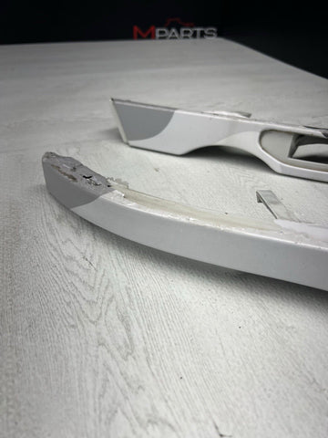 BMW E46 M3 01-06 FRONT HEADLIGHT TRIMS MOLDINGS PAIR ALPINE WHITE