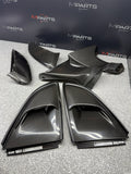 OEM Porsche 718 Cayman 982 GT4RS Weissach Carbon Air Intake Trims Set 982853990