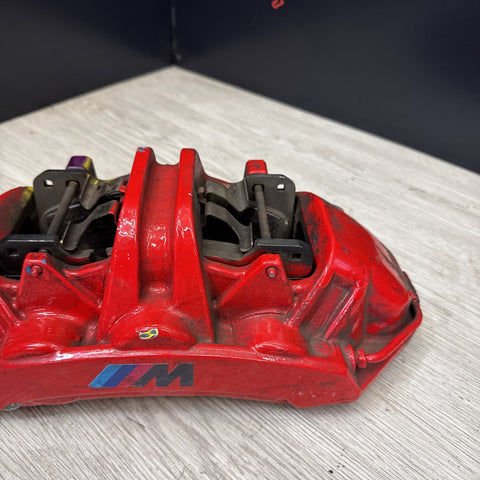 21-25 OEM BMW G80 G82 M3 M4 Front Driver Side Brake Caliper Brembo Red