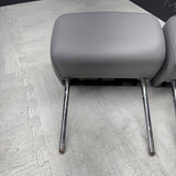 2001-2006 BMW E46 M3 Convertible Grey Rear Headrests Head Rests Pair OEM