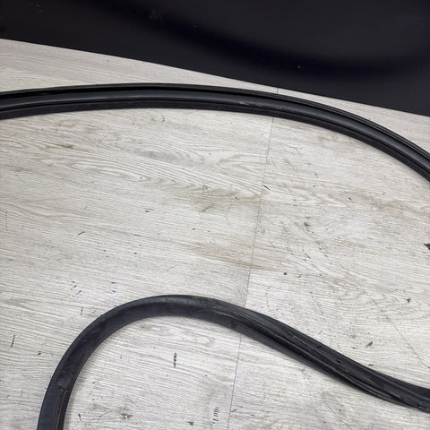 BMW E46 M3 01-06 Passenger Right Side Door Weather Strip Seal Black OEM