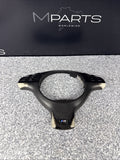 OEM 01-06 BMW E46 M3 Upper & Lower Steering Wheel Trim Cover Plate Titan Shadow